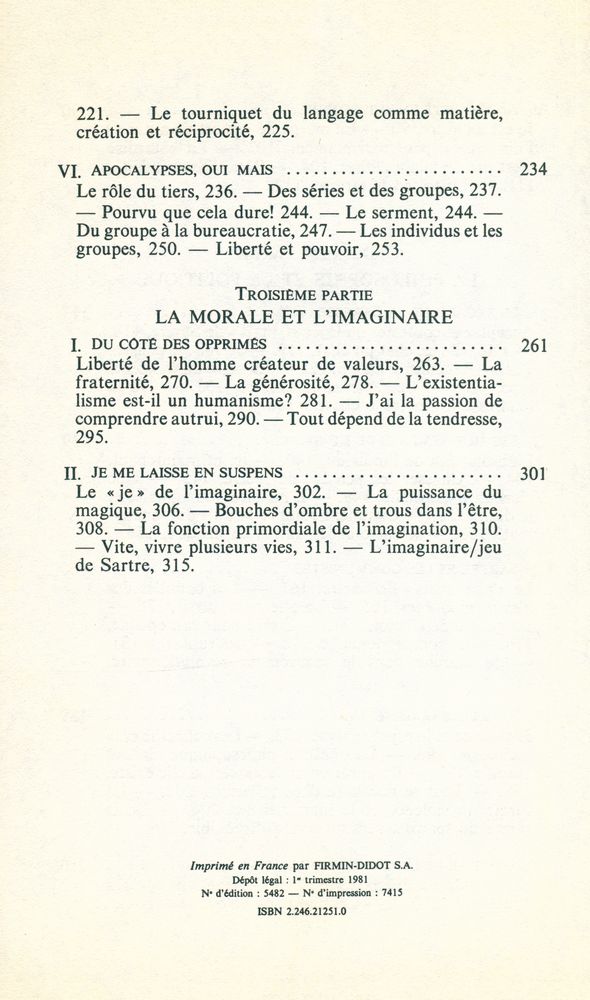 『SARTRE OU LE PARTI DE VIVRE』 4