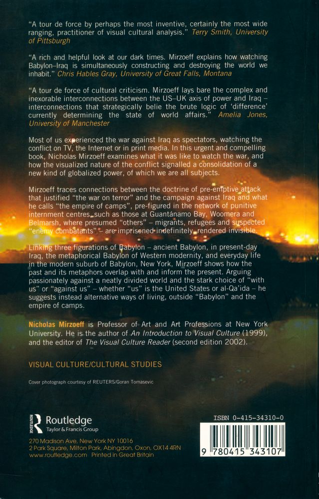 『Watching Babylon : The war in Iraq and global visual culture』 3