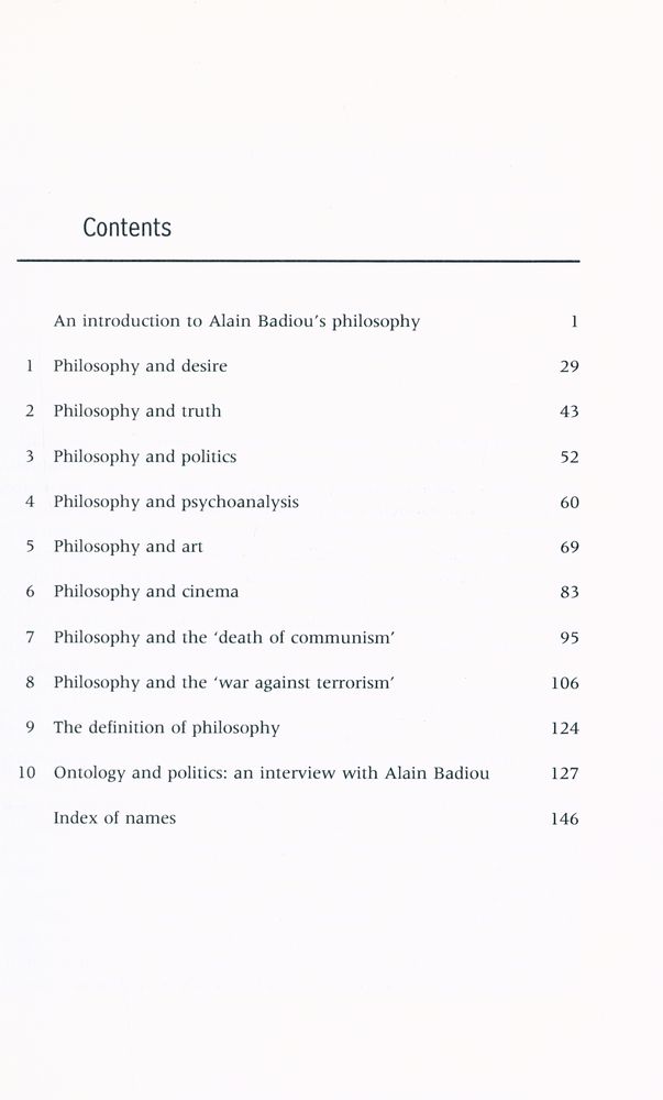 『INFINITE THOUGHT : Truth and the Return to Philosophy』 2