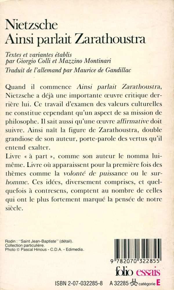 『Ainsi parlait Zarathoustra』 3