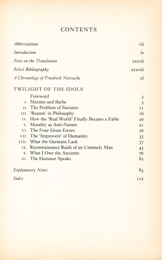 『Twilight of the idols, or, How to philosophize with a hammer』 2