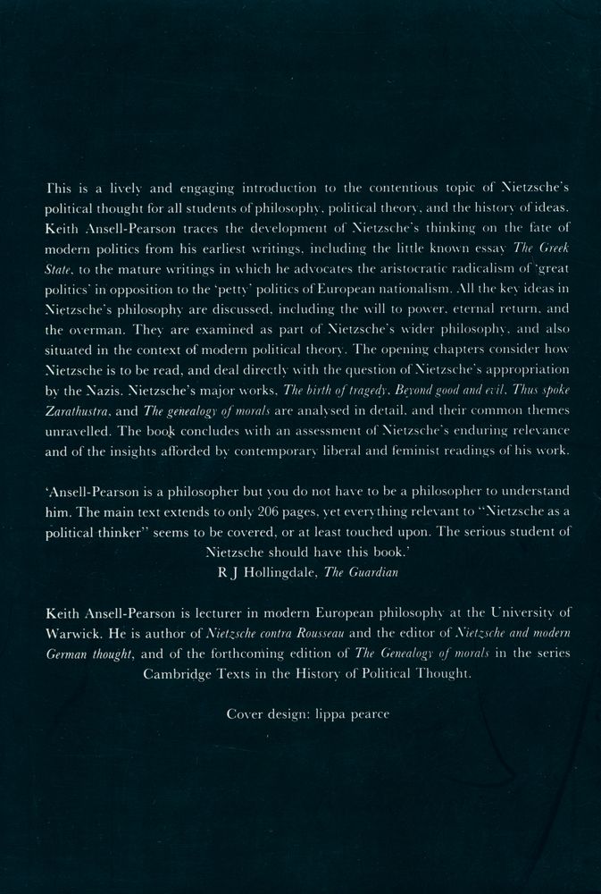『An introduction to Nietzsche as political thinker : the perfect nihilist』 4