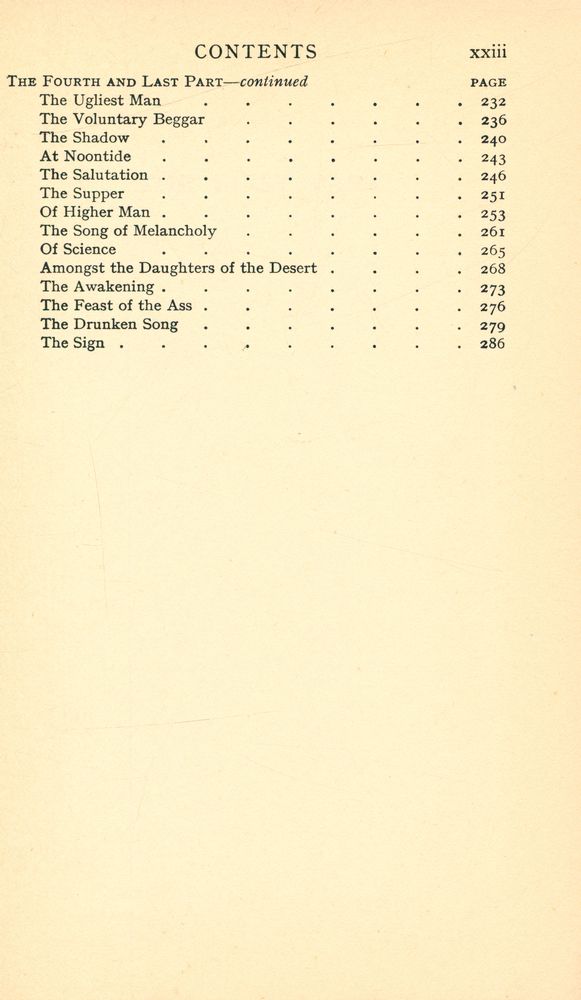 『THUS SPAKE ZARATHUSTRA』 4