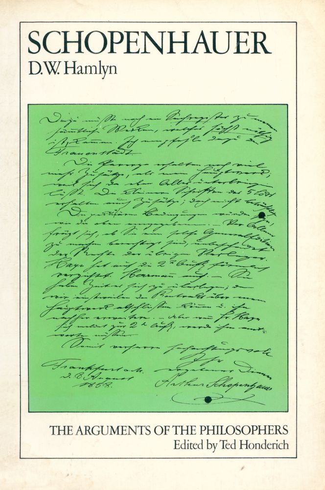 『SCHOPENHAUER : THE ARGUMENTS OF THE PHILOSOPHERS』 1