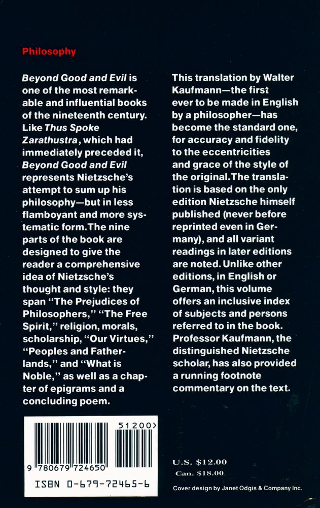 『Beyond good and evil : prelude to a philosophy of the future』 3