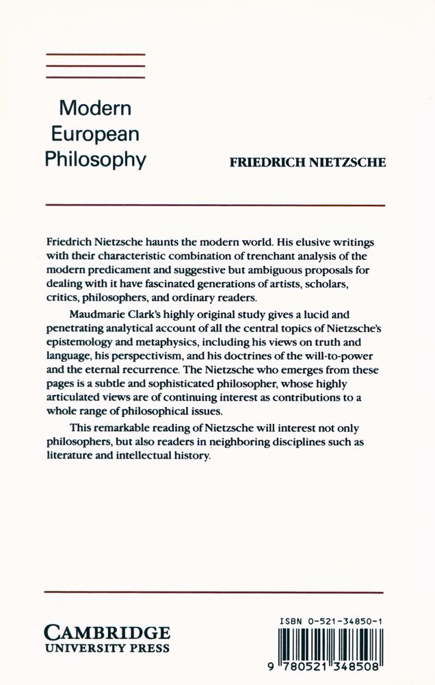 『Nietzsche on truth and philosophy』 4