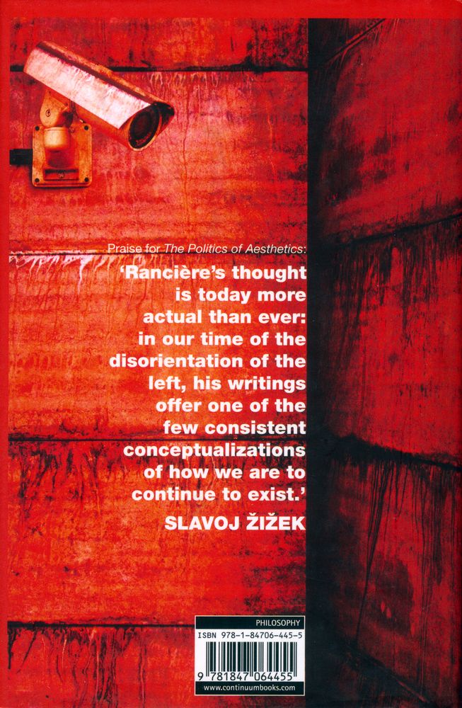 『Dissensus : on politics and aesthetics』 4