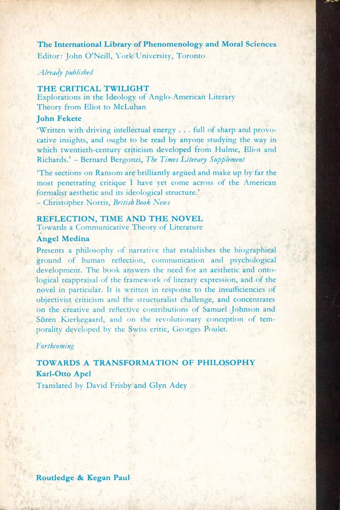 『DIALECTICAL PHENOMENOLOGY』 6