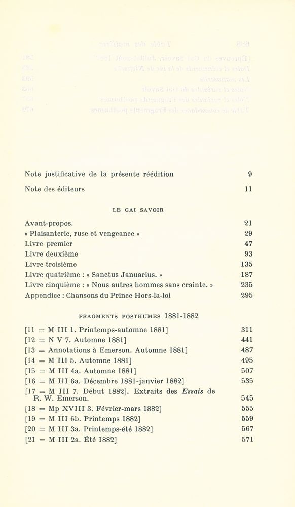 『Le Gai Savoir «la goya scienza»』 2