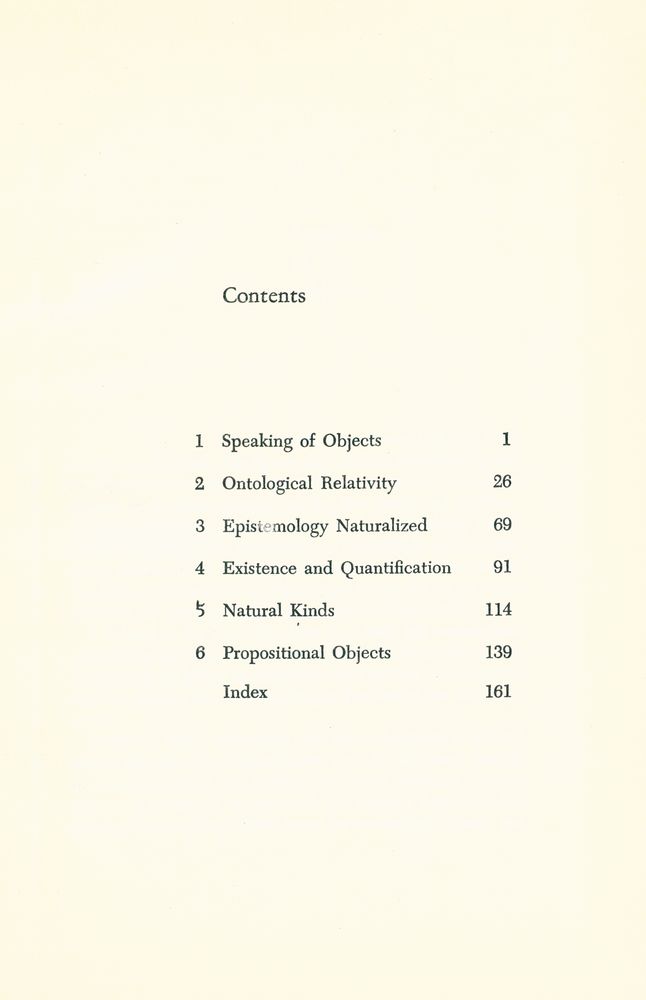 『Ontological Relativity And Other Essays』 2