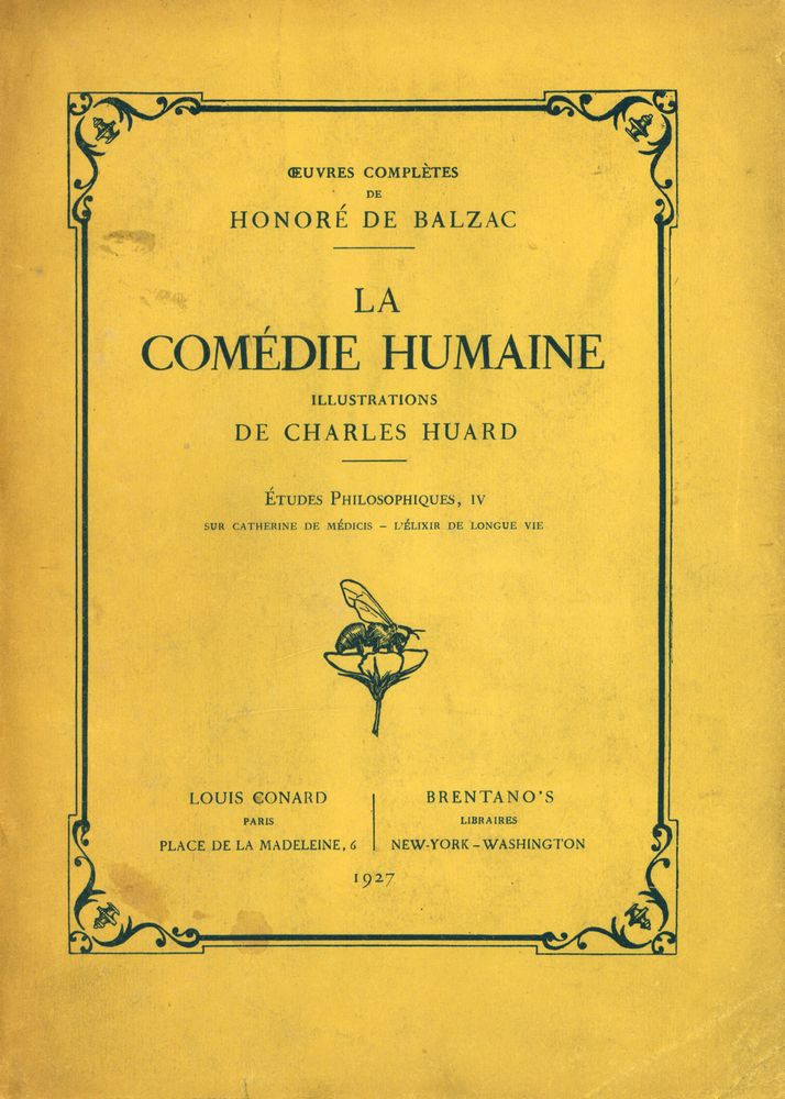 『LA COMÉDIE HUMAINE : ÉTUDES PHILOSOPHIQUES Ⅳ』 1