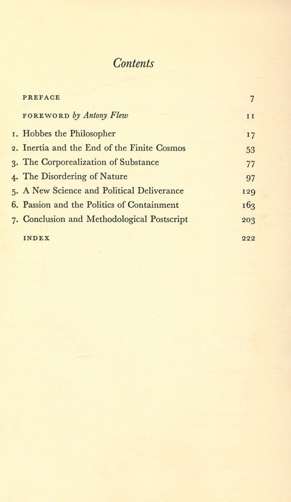 『THE POLITICS OF MOTION : The World of THOMAS HOBBES』 2