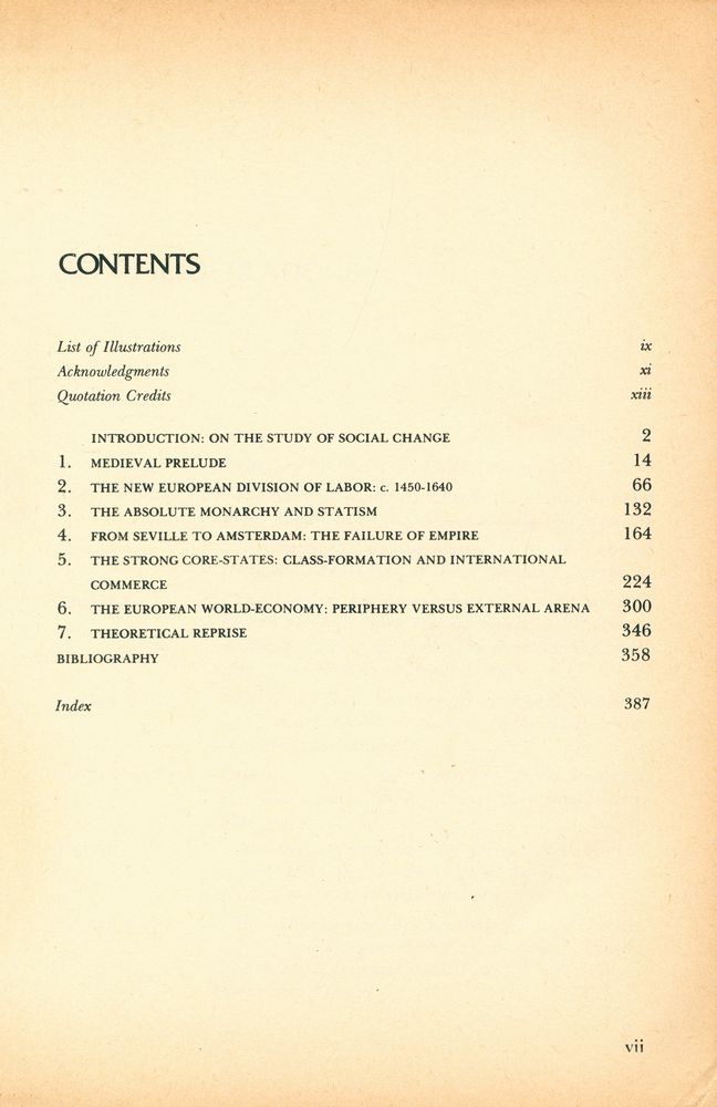 『The modern world - system』 2
