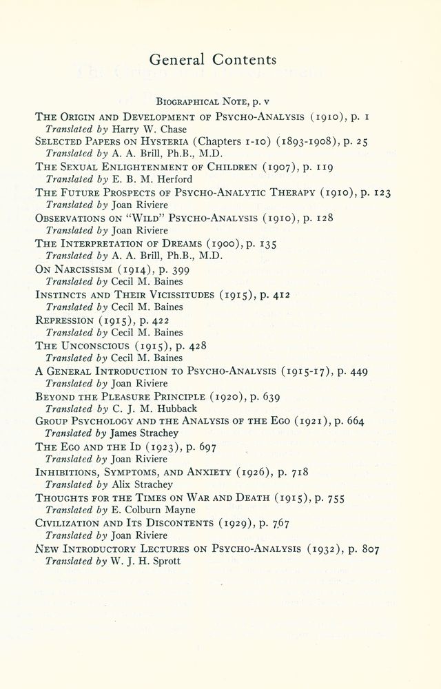 『Great Books of the Western World : 54. Freud』 2