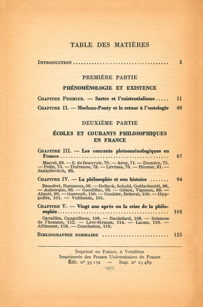 『LES PHILOSOPHES FRANÇAIS D'AUJOURD'HUI』 2