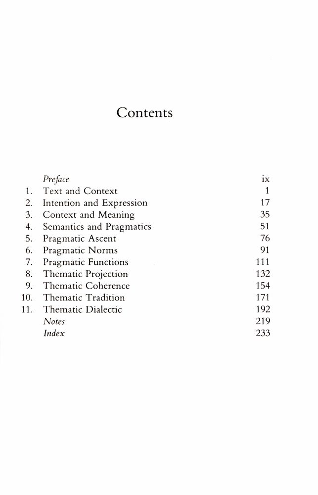 『Semiotics and thematics in hermeneutics』 2