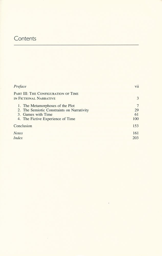 『Time and narrative Vol. 2』 2