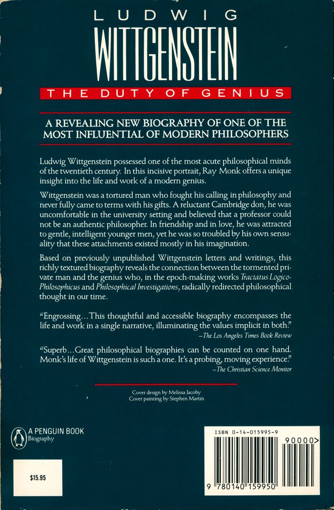 『Ludwig Wittgenstein : the duty of genius』 4