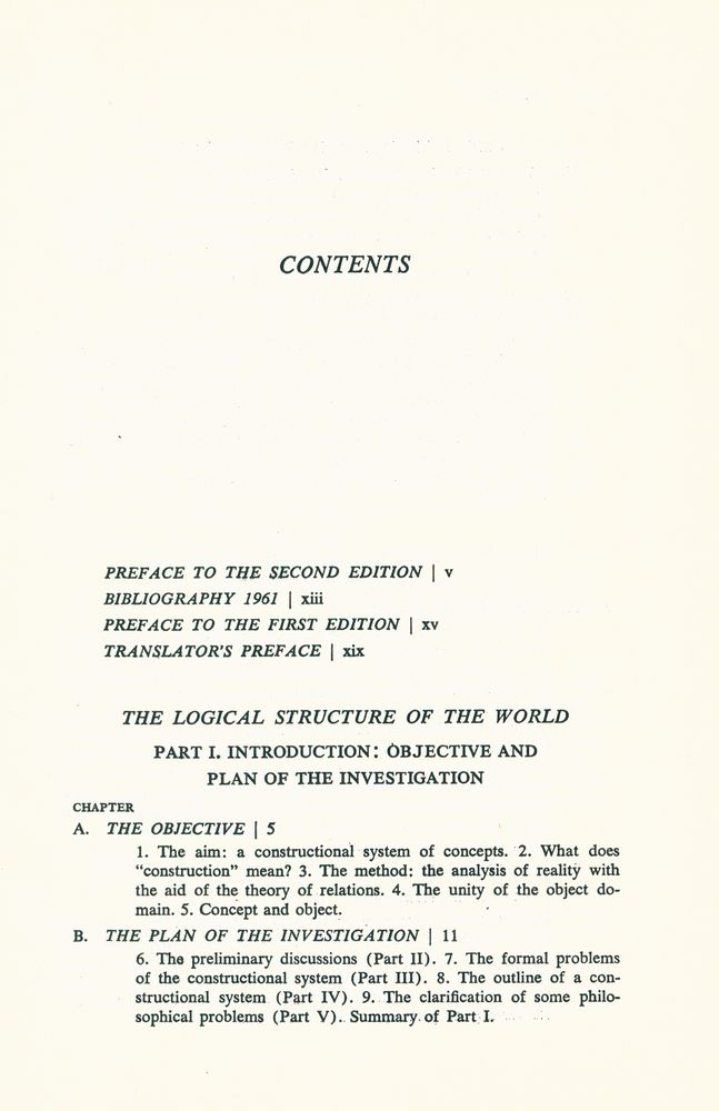 『THE LOGICAL STRUCTURE OF THE WORLD : PSEUDOPROBLEMS IN THE PHILOSOPHY』 2