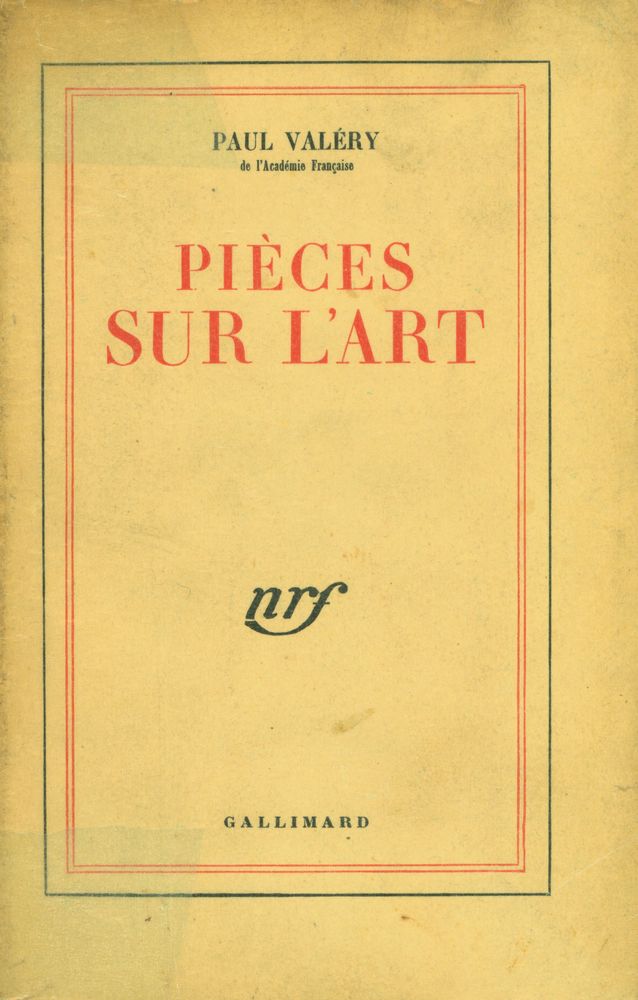 『PIÈCES SUR L'ART』 1
