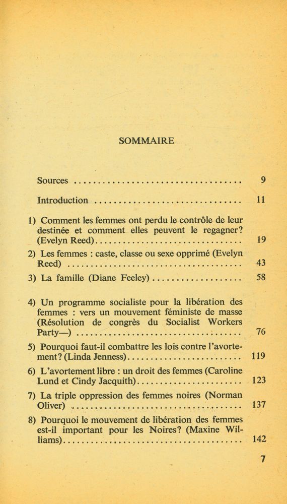 『Féminisme et socialisme aux États - Unis』 2