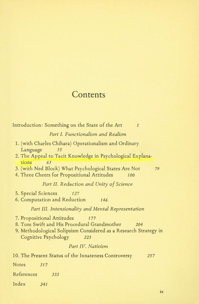 『REPRESENTATIONS : Philosophical Essays on the Foundations of Cognitive Science』 2