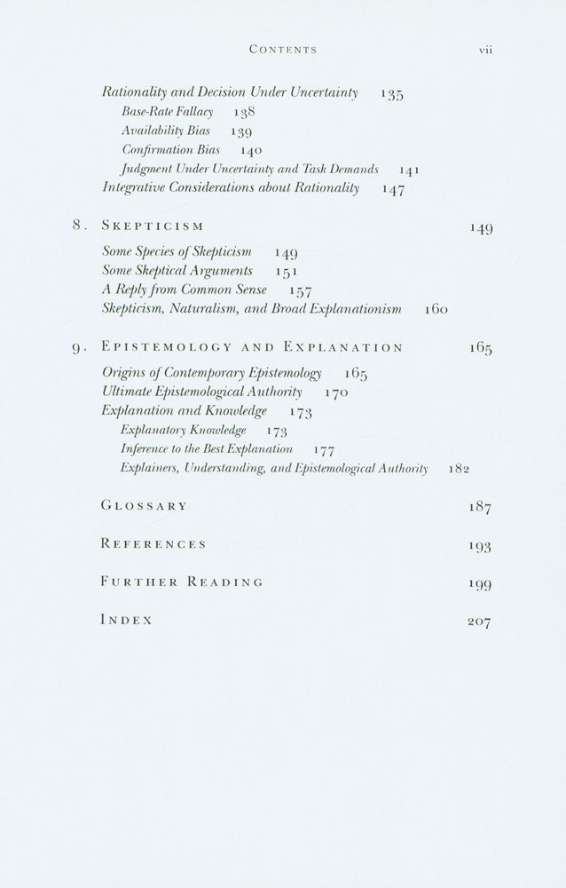 『The Theory of Knowledge : A Thematic Introduction』 4