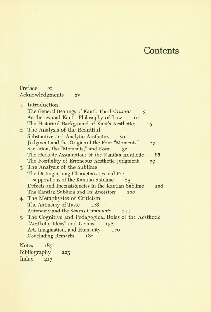 『The Harmony of Reason : a Study In Kant's Aesthetics』 2
