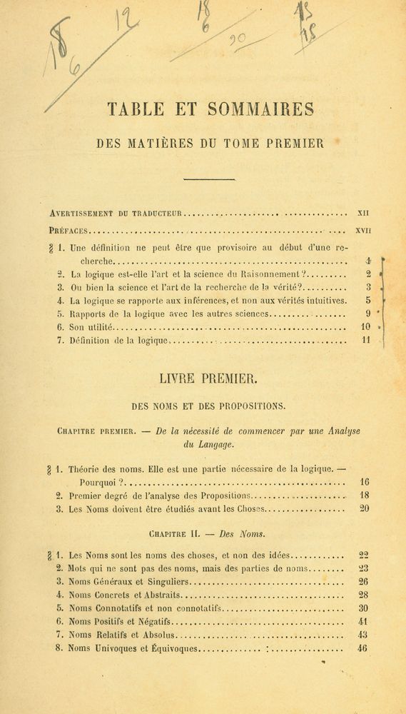 『SYSTÈME DE LOGIQUE DÉDUCTIVE ET INDUCTIVE : EXPOSÉ DES PRINCIPES DE LA PREUVE ET DES MÉTHODES DE RECHERCHE SCIENTIFIQUE TOME PREMIER』 2