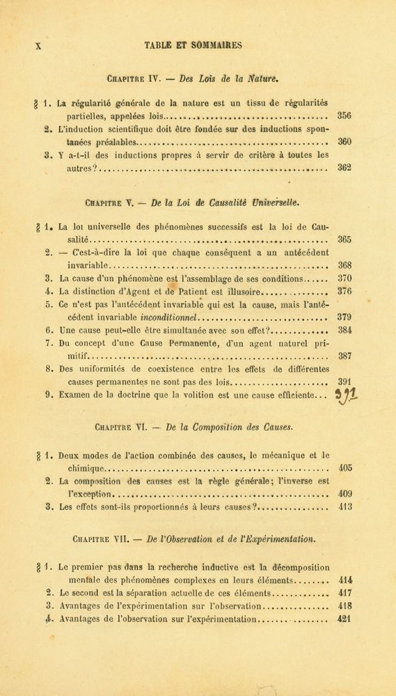 『SYSTÈME DE LOGIQUE DÉDUCTIVE ET INDUCTIVE : EXPOSÉ DES PRINCIPES DE LA PREUVE ET DES MÉTHODES DE RECHERCHE SCIENTIFIQUE TOME PREMIER』 7