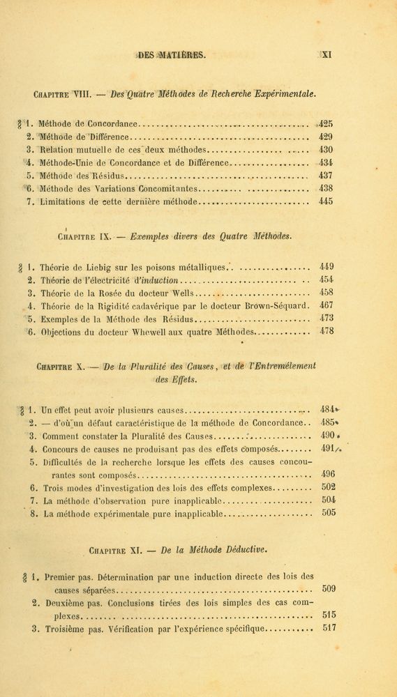 『SYSTÈME DE LOGIQUE DÉDUCTIVE ET INDUCTIVE : EXPOSÉ DES PRINCIPES DE LA PREUVE ET DES MÉTHODES DE RECHERCHE SCIENTIFIQUE TOME PREMIER』 8