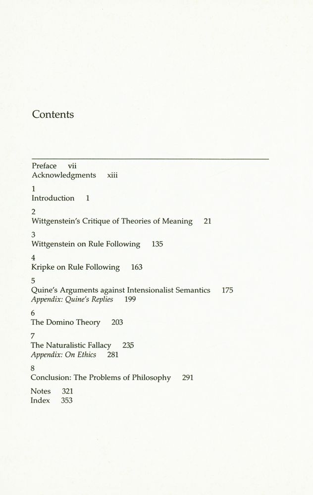 『The metaphysics of meaning』 2