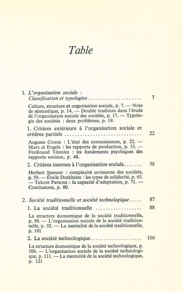 『Introduction à la sociologie générale 2 - L'organisation sociale』 2