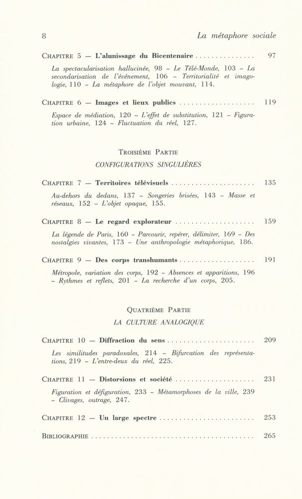 『LA MÉTAPHORE SOCIALE : Image, territoire, communication』 3