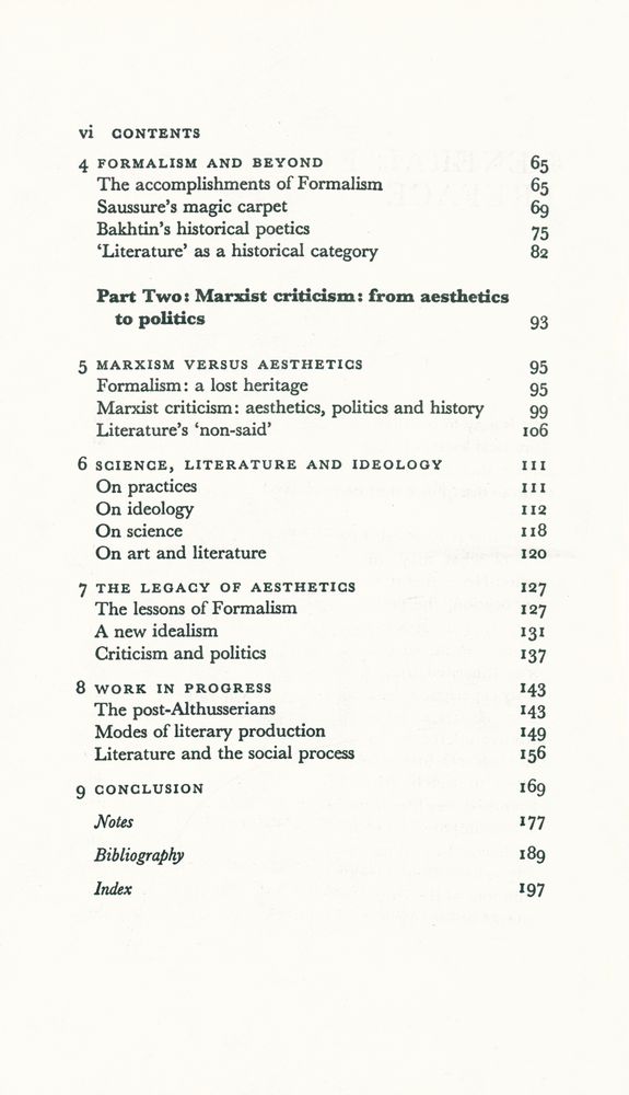 『FORMALISM AND MARXISM』 3