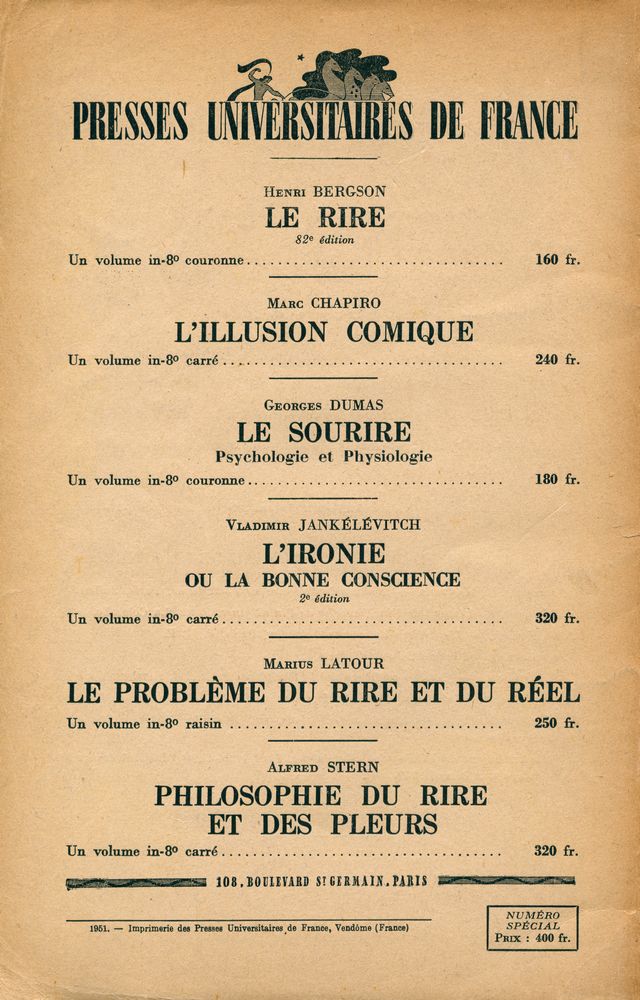 『REVUE D' ESTHÉTIQUE』 TOME TROIS - FASCICULES 3 et 4 JUILLET - DECEMBRE 1950 3