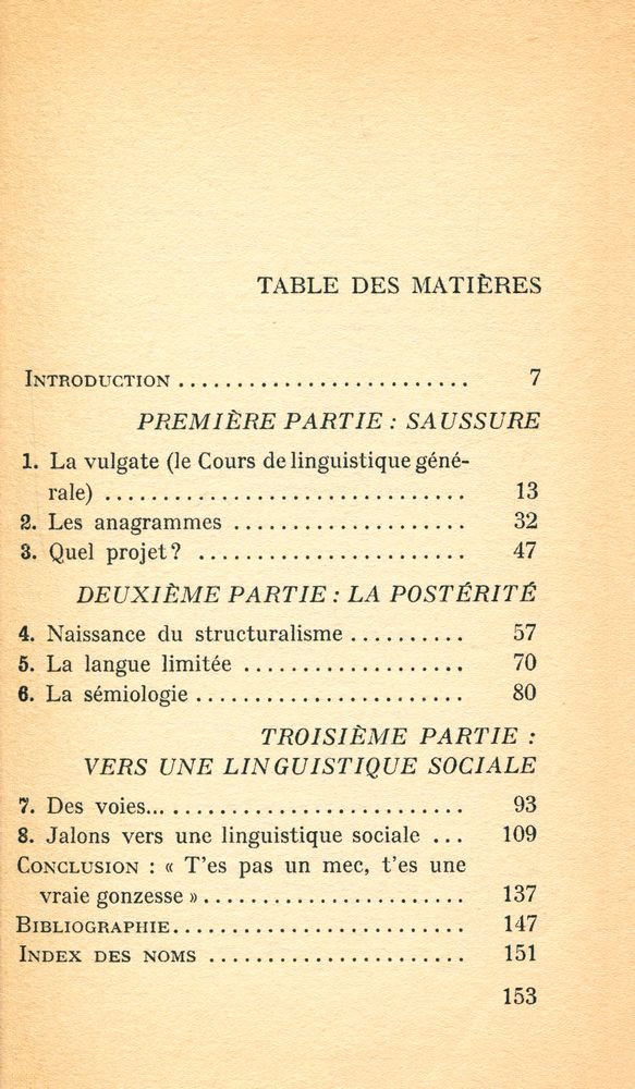 『pour et contre saussure』 2