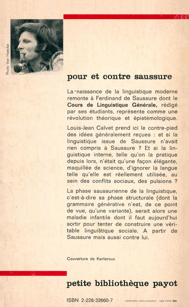 『pour et contre saussure』 3