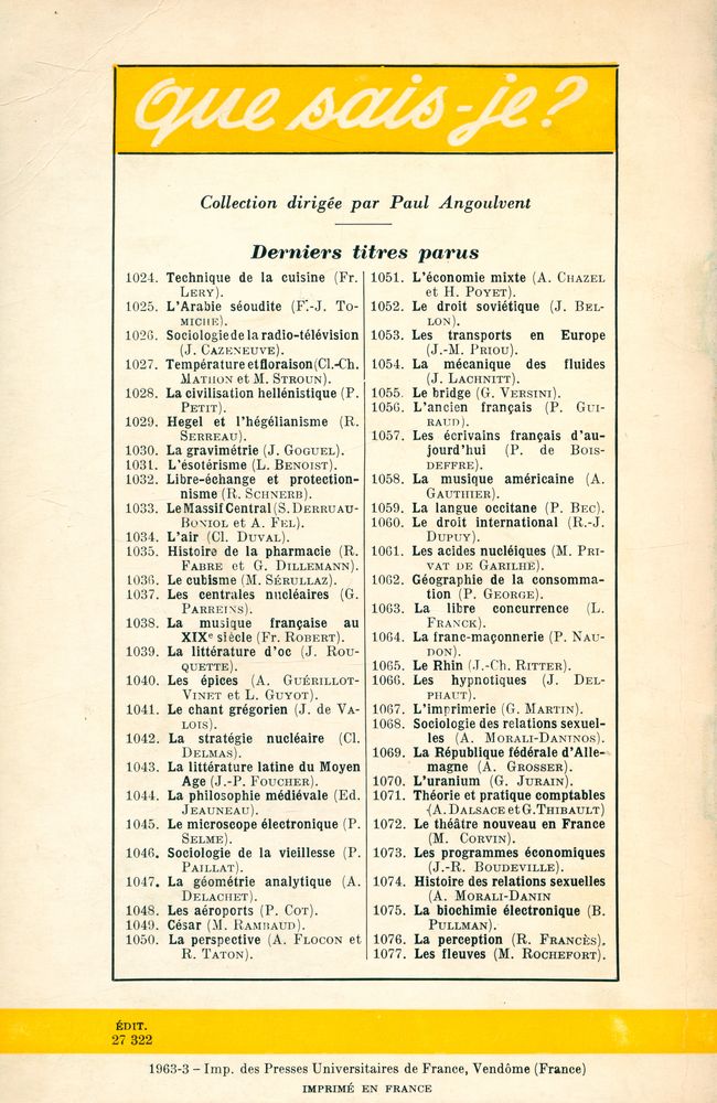 『SOCIOLOGIE DES RELATIONS SEXUELLES』 3
