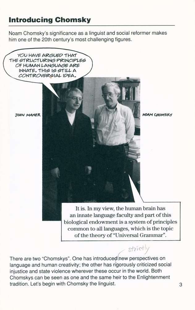 『INTRODUCING Chomsky』 2