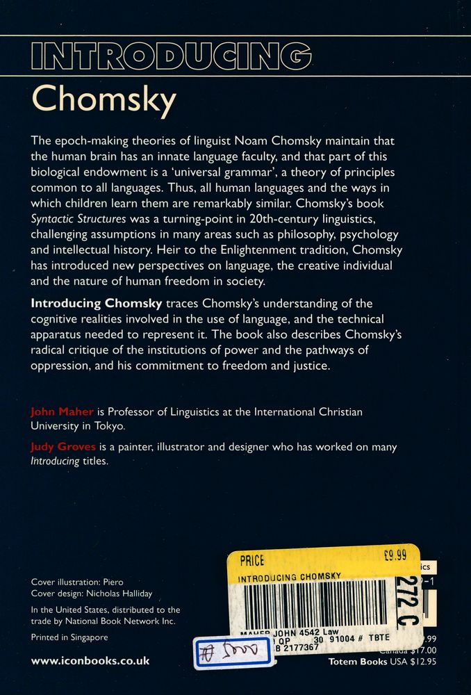 『INTRODUCING Chomsky』 3
