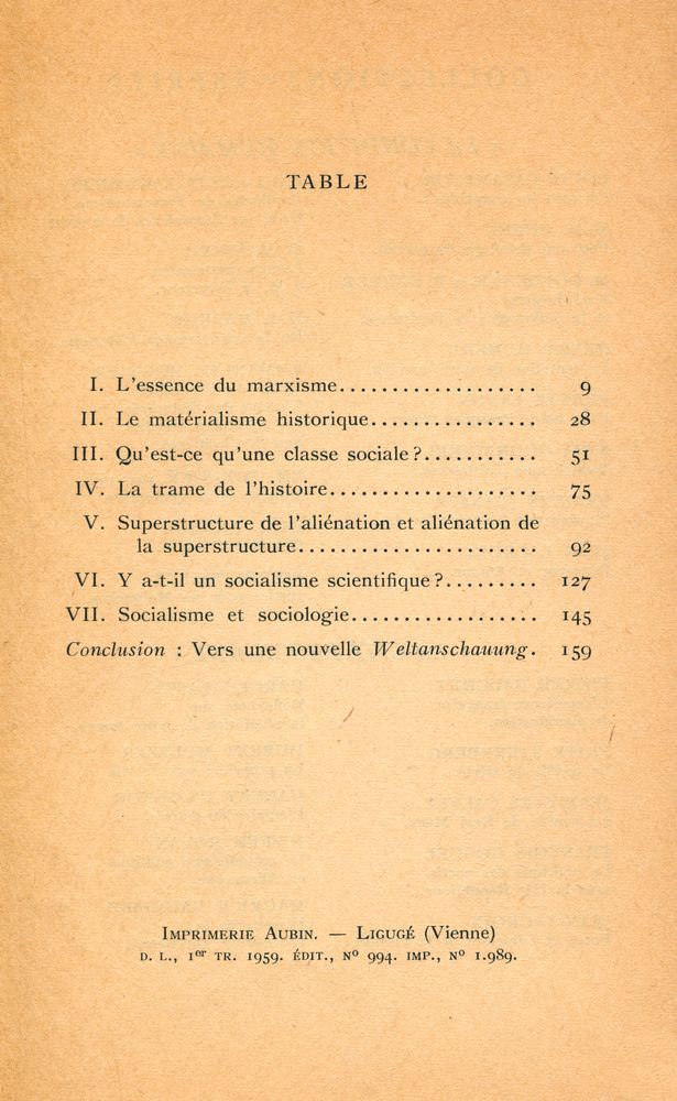『LE MARXISME EN QUESTION』 2