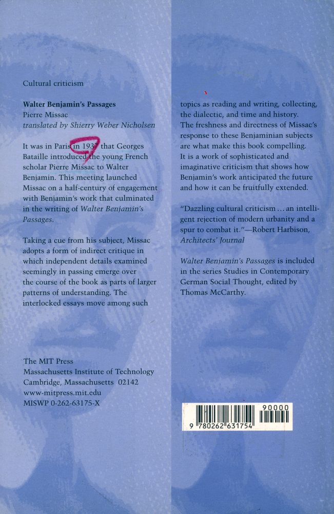 『Walter Benjamin's Passages』 3