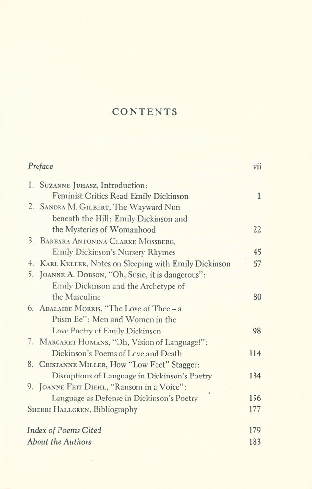 『Feminist Critics Read Emily Dickinson』 2