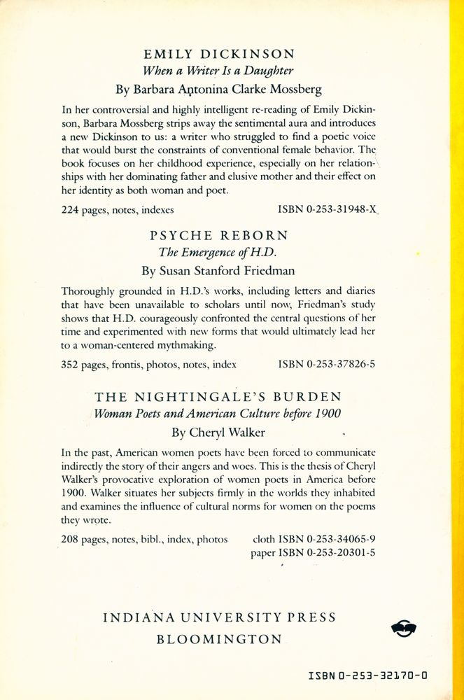 『Feminist Critics Read Emily Dickinson』 3