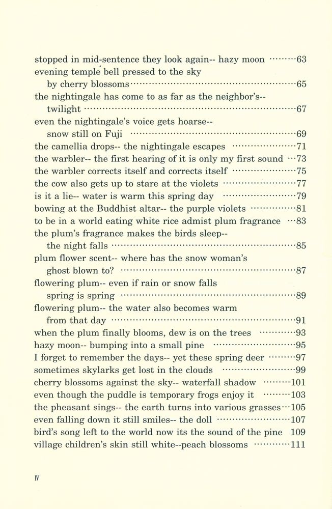 『CHIYO - JO'S HAIKU SEASONS』 3