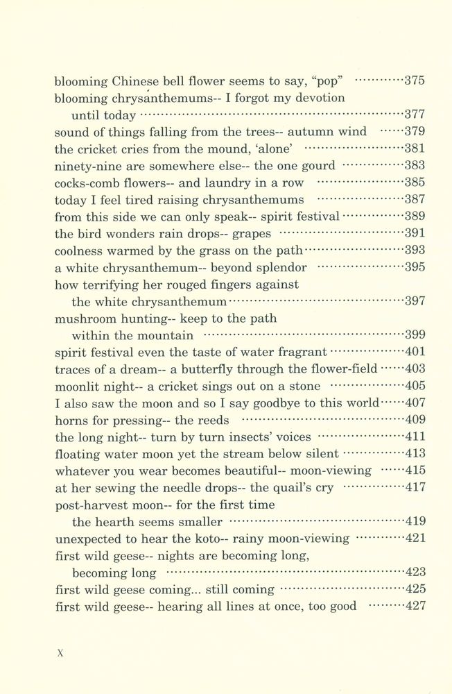 『CHIYO - JO'S HAIKU SEASONS』