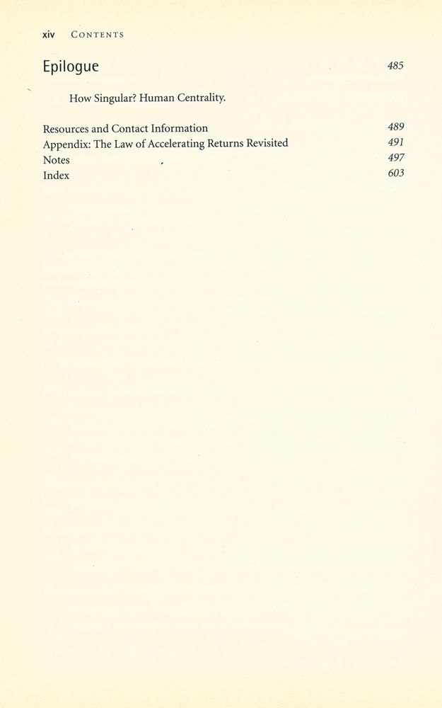 『The singularity is near : when humans transcend biology』