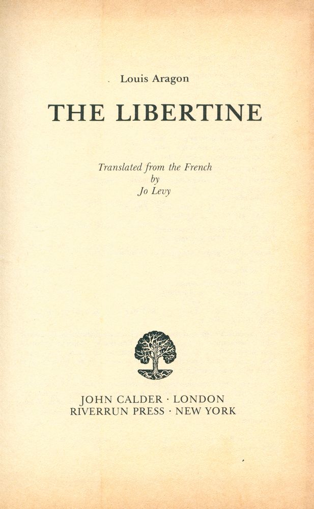『The libertine』 1