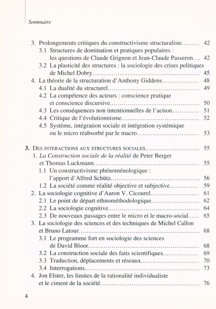 『LES NOUVELLES SOCIOLOGIES : Constructions de la réalité sociale』 3